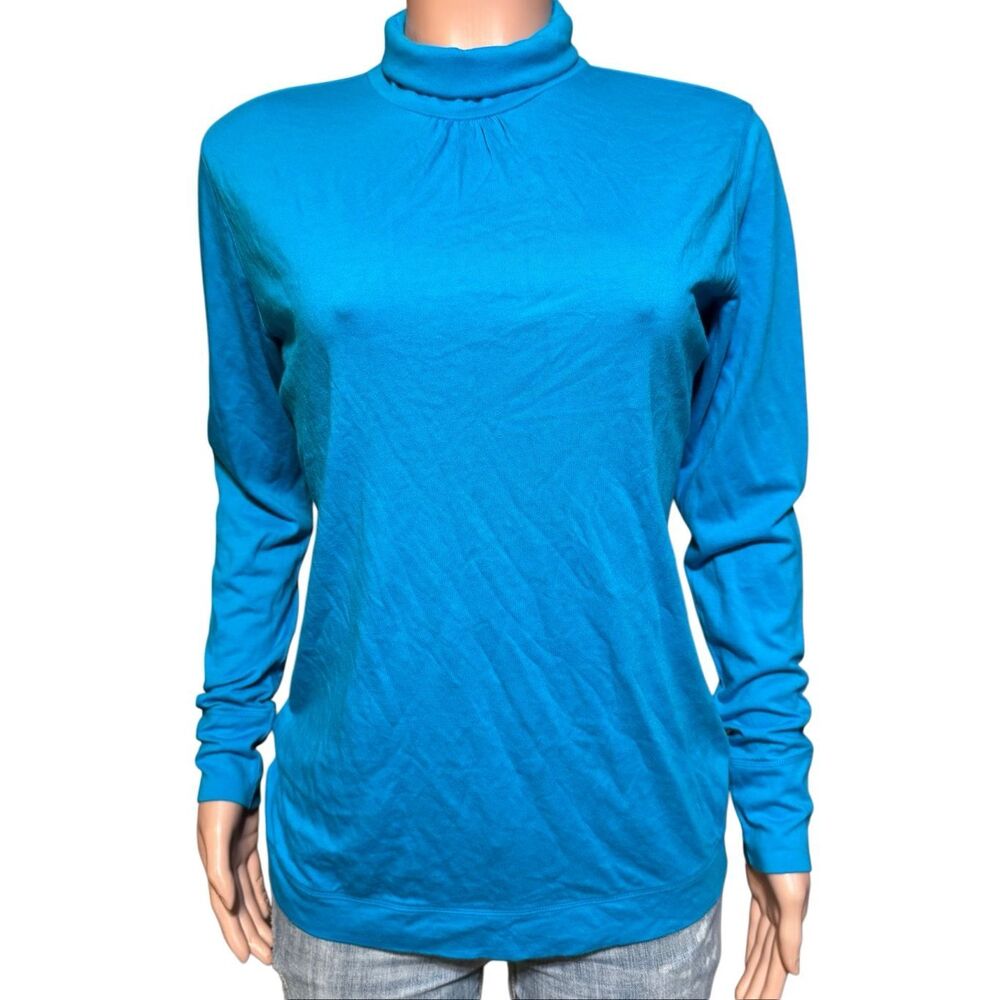 Pulp long sleeve rouge aqua turtle neck M